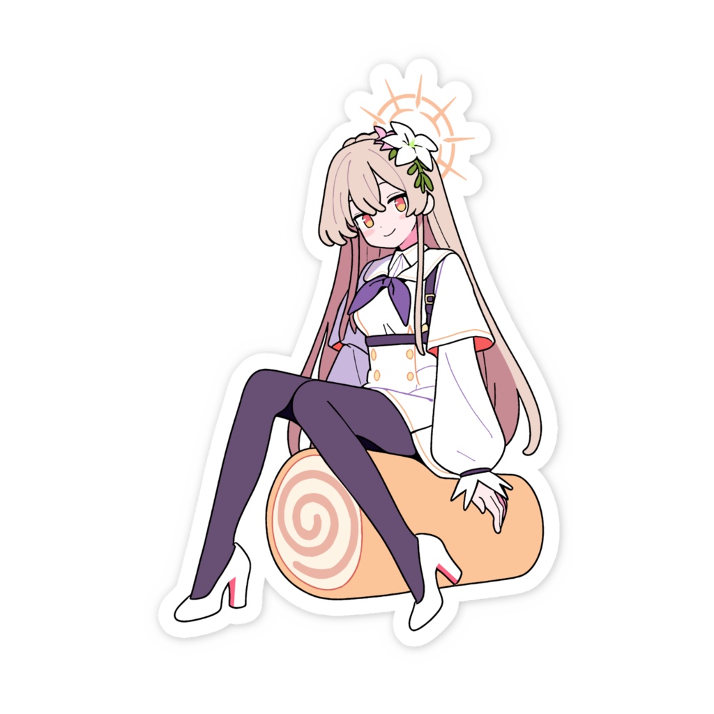 ブルアカ ナギサ おすわりステッカー