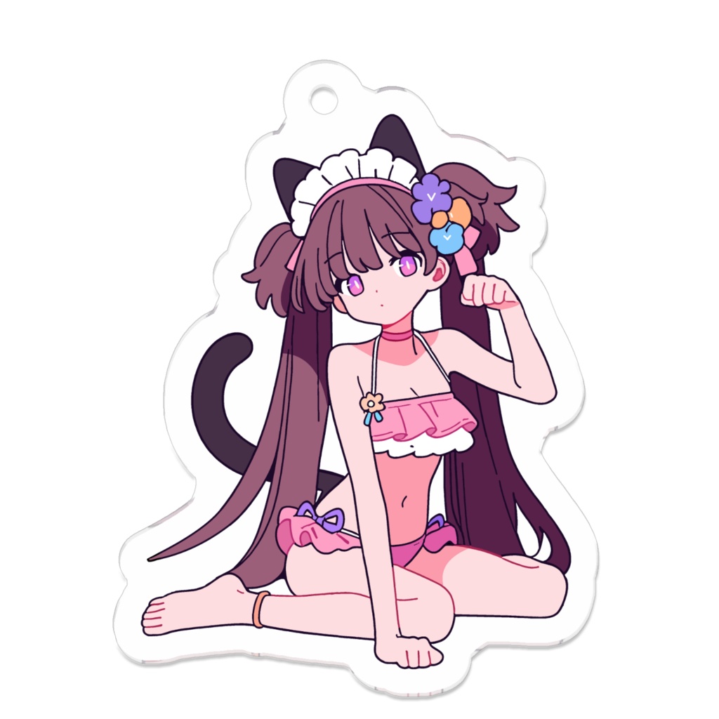 ブルアカ 水着シズコ アクキー