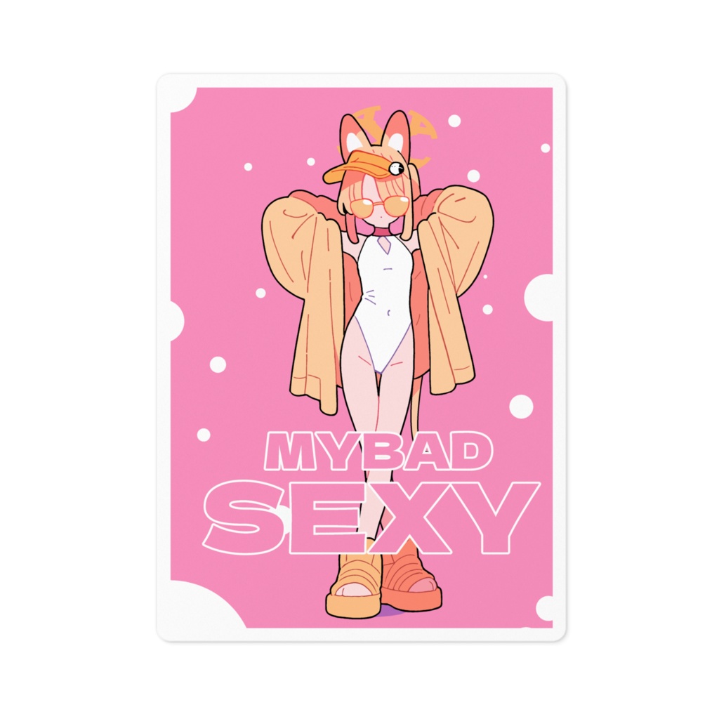 ブルアカ 水着セイア 背景ありステッカー