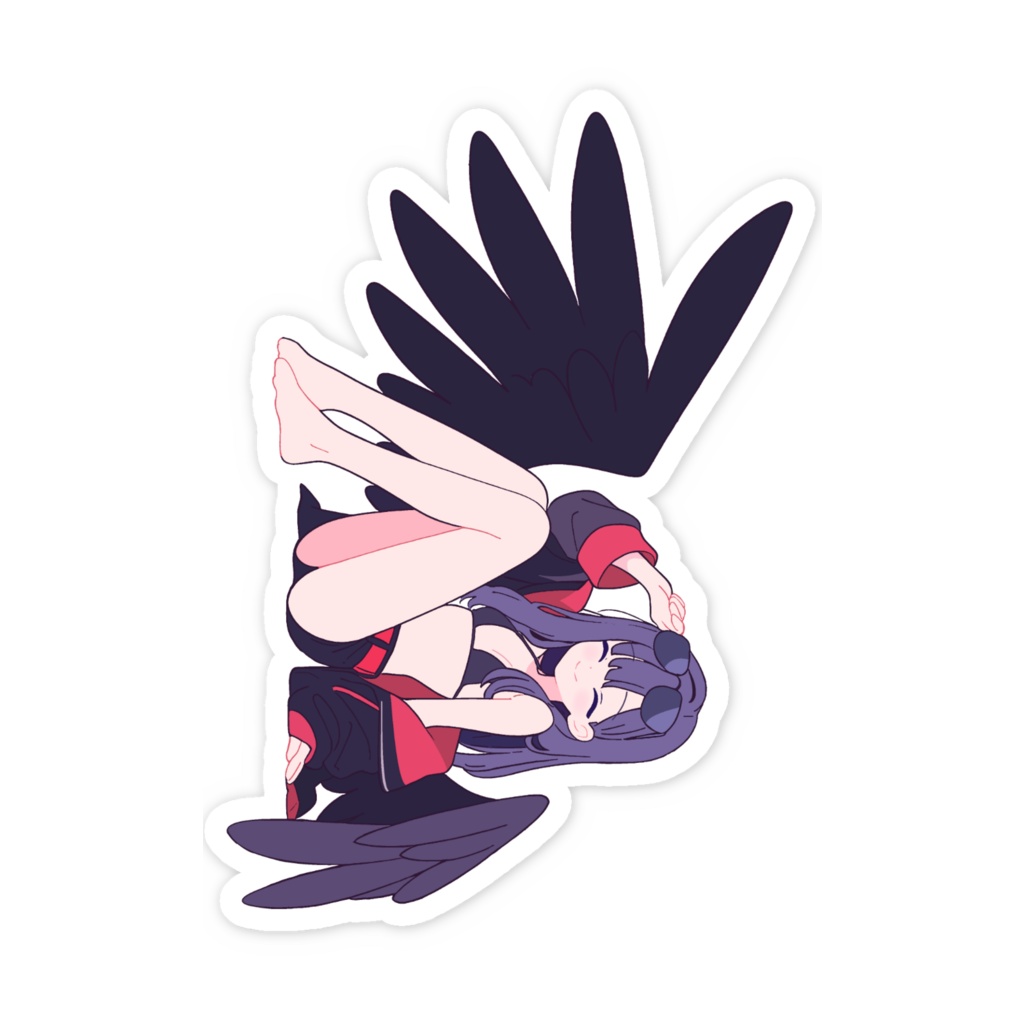 ブルアカ 水着イチカ ステッカー