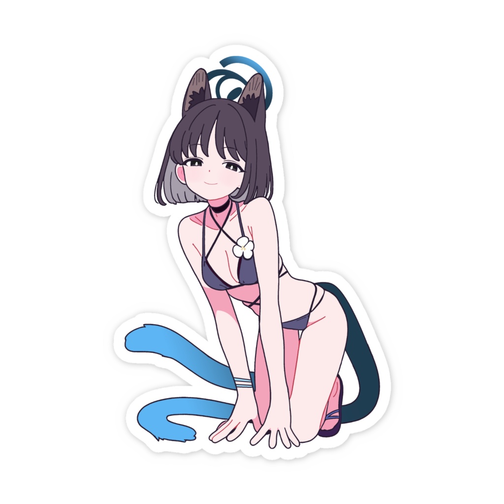 ブルアカ キキョウ ステッカー