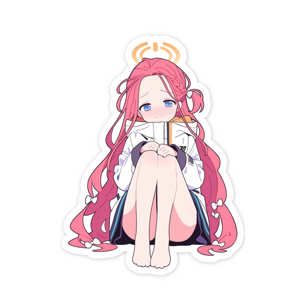 ブルアカ ユズ ステッカー