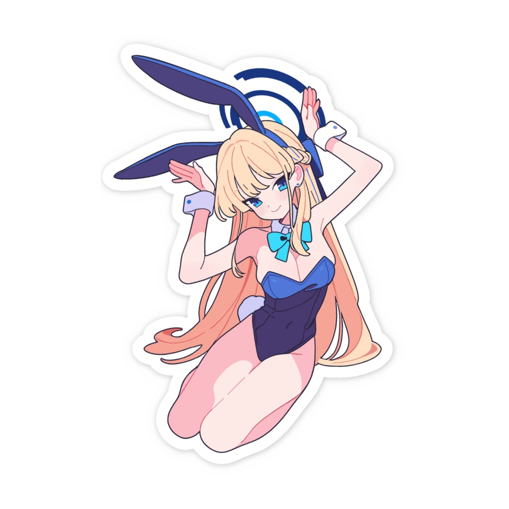 ブルアカ バニートキ ステッカー