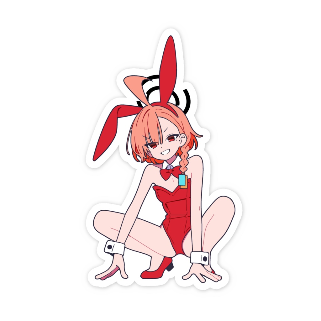 ブルアカ バニーネル ステッカー