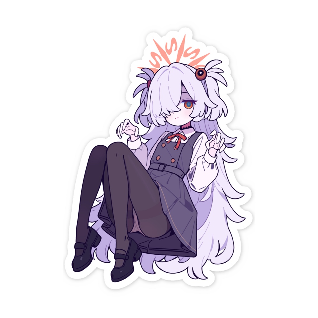 ブルアカ カノエ ステッカー