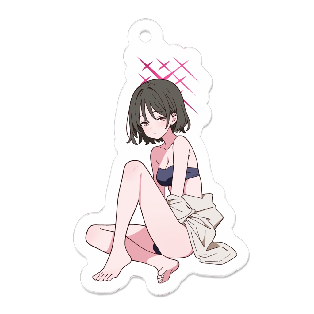 ブルアカ 水着ミサキ アクキー