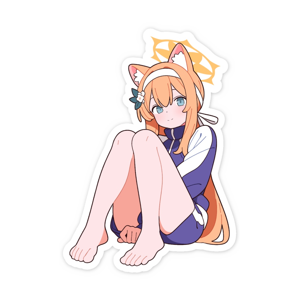 ブルアカ 体操服マリー ステッカー