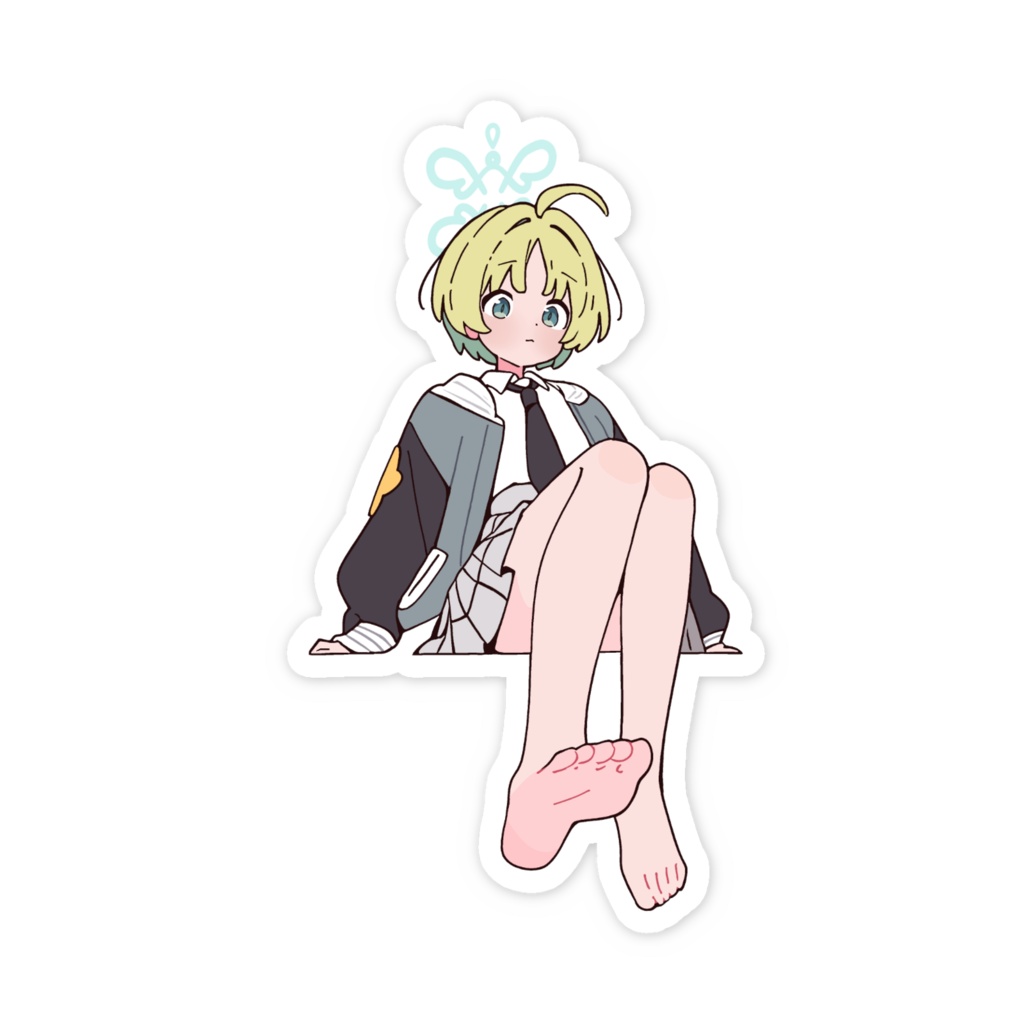 ブルアカ リツ ステッカー