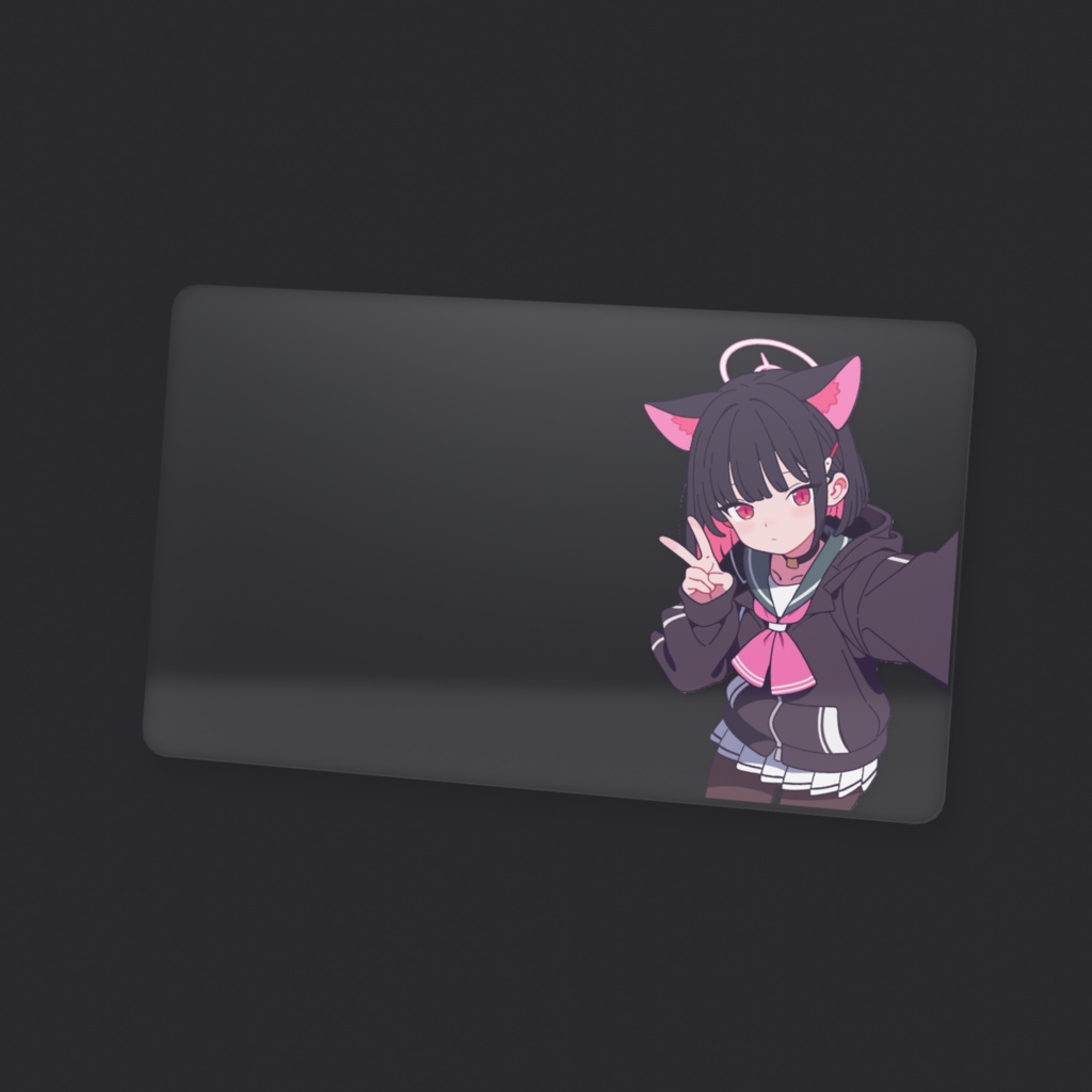 ブルアカ カズサと自撮りクリアカード