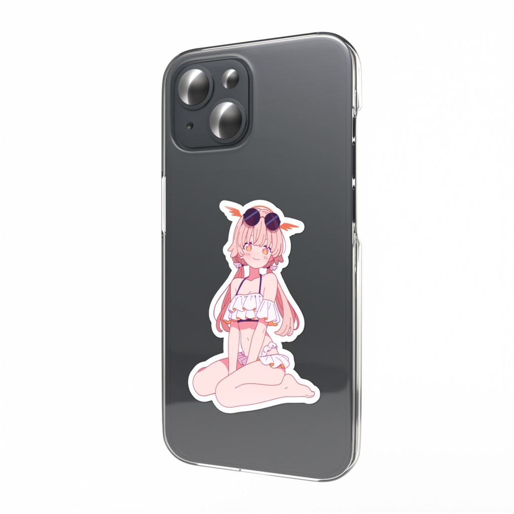 ブルアカ 水着ヒフミ ステッカー