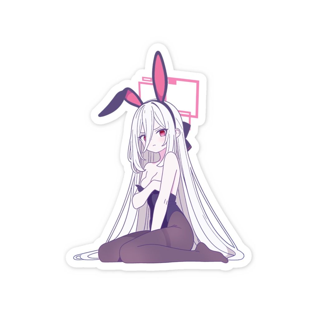 ブルアカ 天童ケイ バニー ステッカー