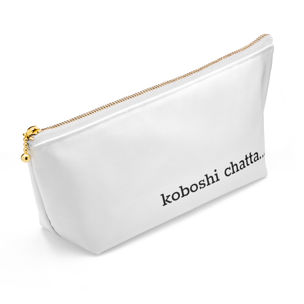 ぽちのこぼしちゃったポーチ