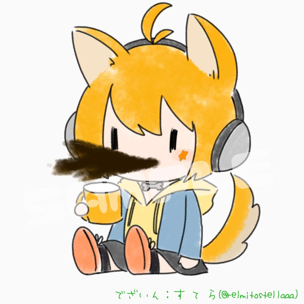 ぽちのこぼしちゃったポーチ