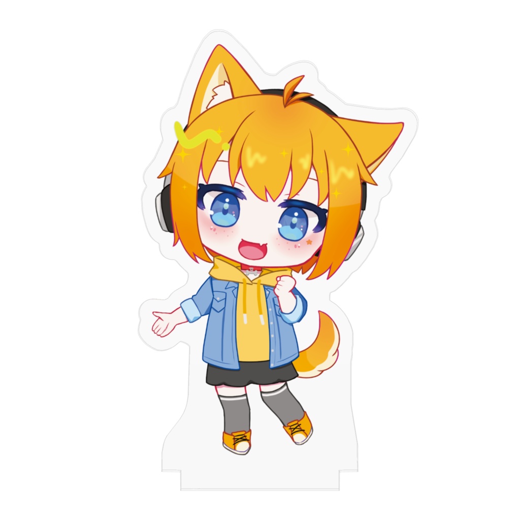 【アクリルフィギュア 70×70mm】天葉ぽち デフォルメver.2