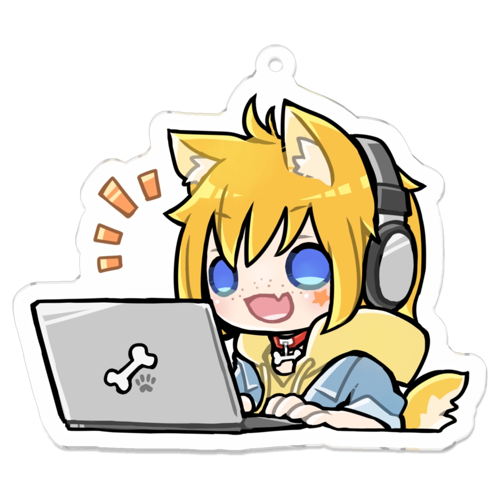 会社の犬　アクキー
