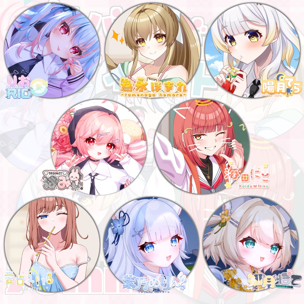 ピタッと【缶バッジマグネット】