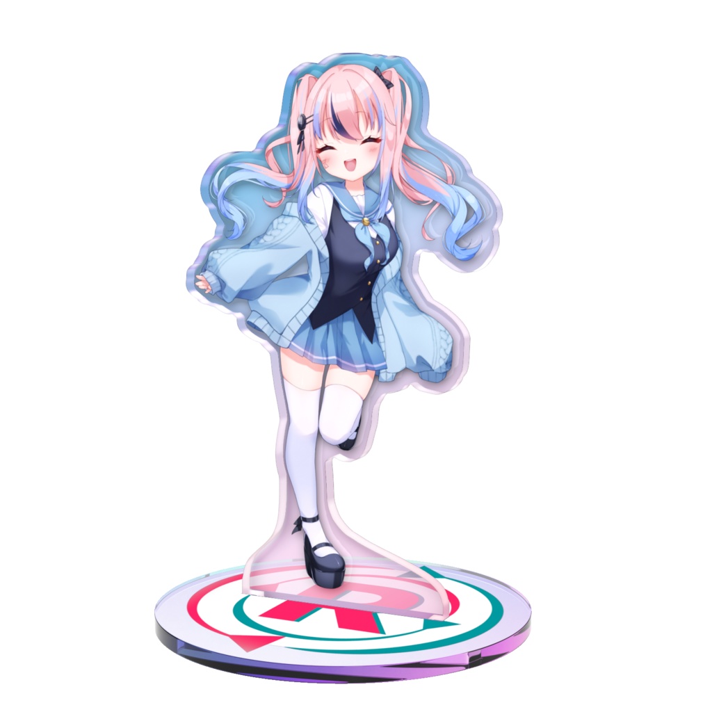 【オーロラ仕様】[みっちょん] アクリルスタンド キラキラ輝く♪ [みっちょん] オーロラアクスタ