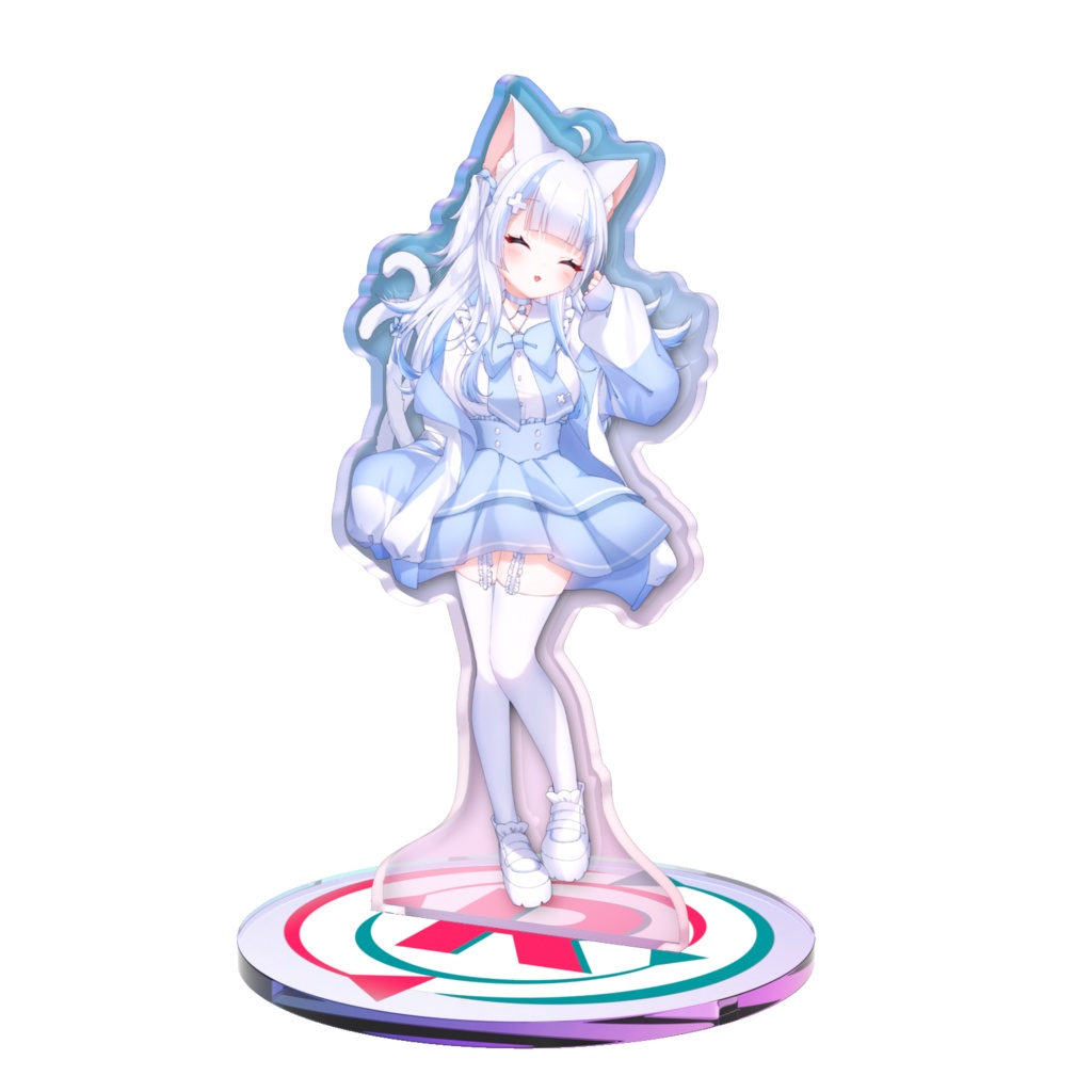 【オーロラ仕様】[紫乃めりん。] アクリルスタンド キラキラ輝く♪ [紫乃めりん。] オーロラアクスタ