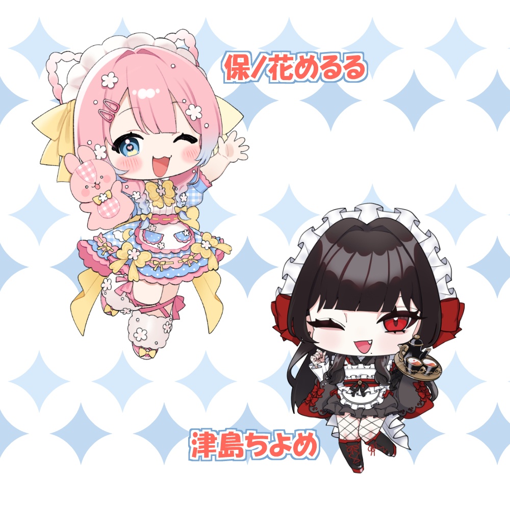 ミニキャライラスト【アクリルスタンド】