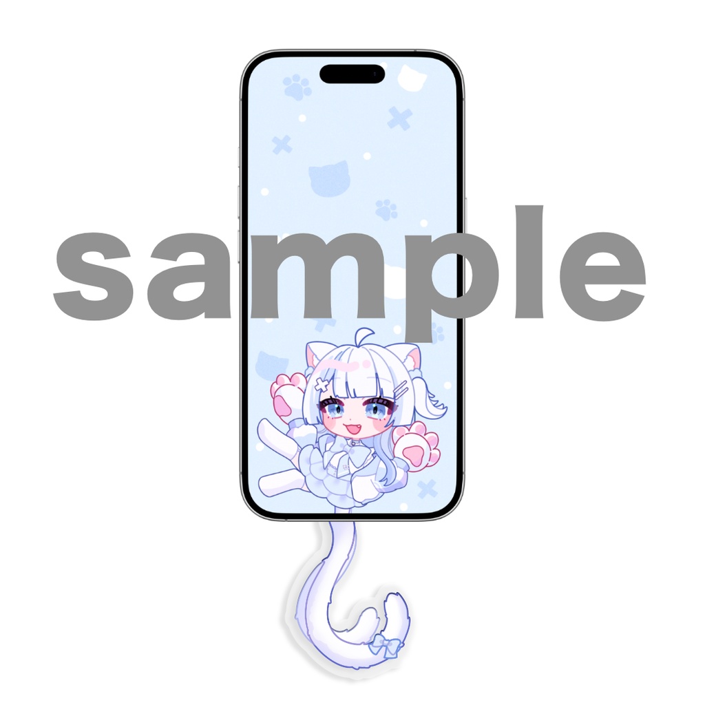 【数量限定】スマホからちょこっとはみ出す『めりんのしっぽ』