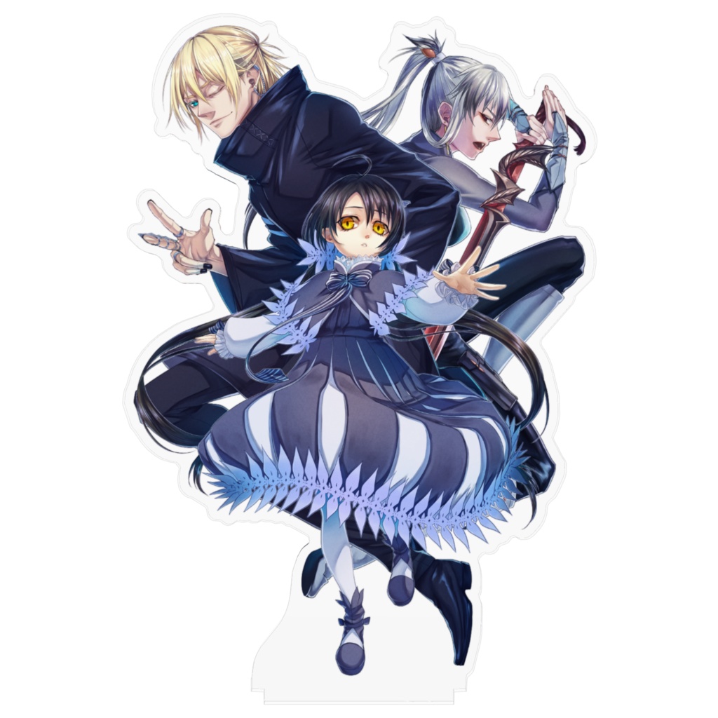 アングラ(仮)3人アクリルフィギュア