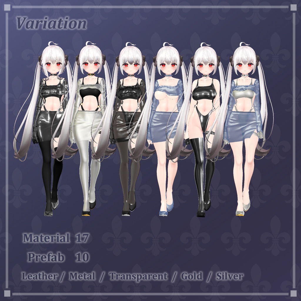 【舞夜】HighLeg Suit Set ハイレッグスーツ(VRC)