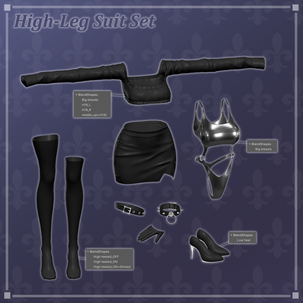 HighLeg Suit Set ハイレッグスーツ(VRC)