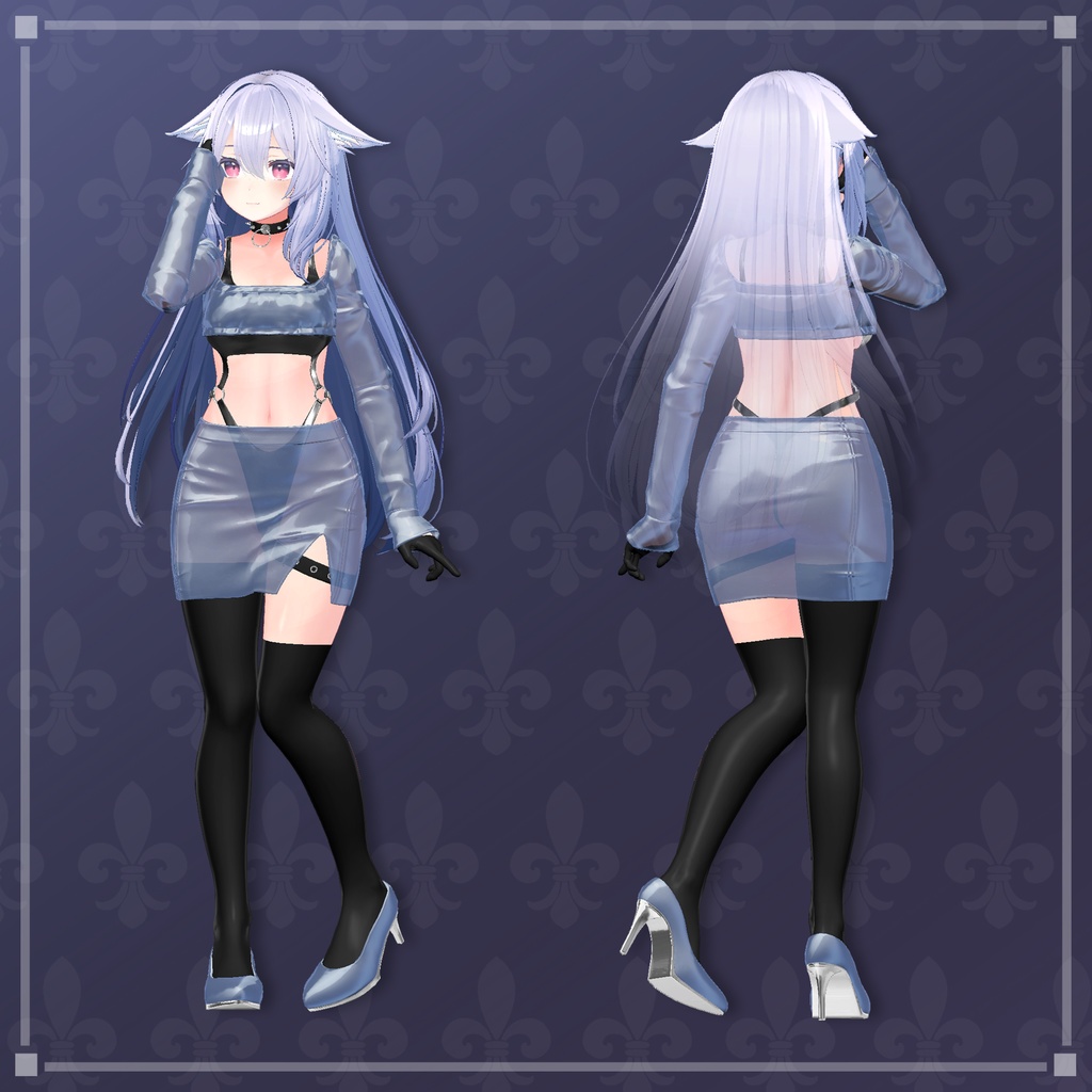 【桔梗用】HighLeg Suit Set ハイレッグスーツ(VRC)