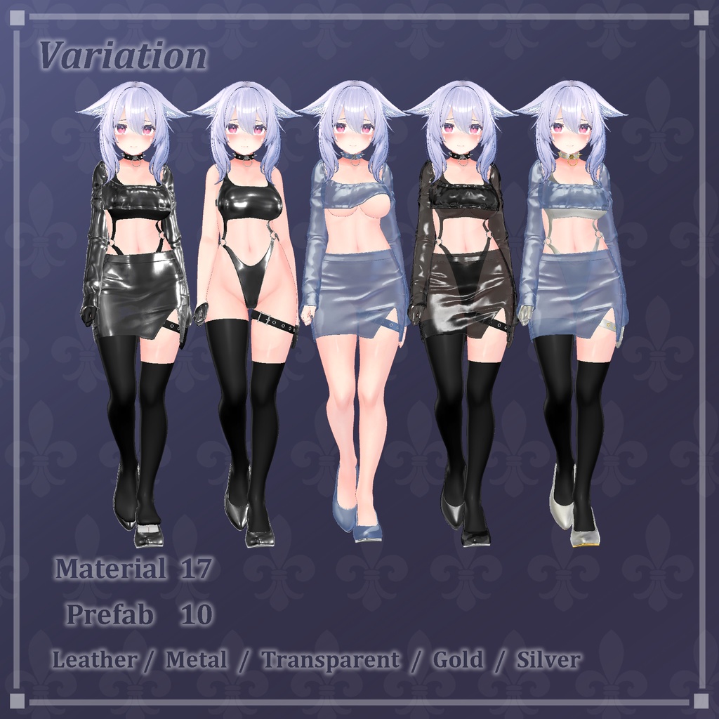 【桔梗用】HighLeg Suit Set ハイレッグスーツ(VRC)