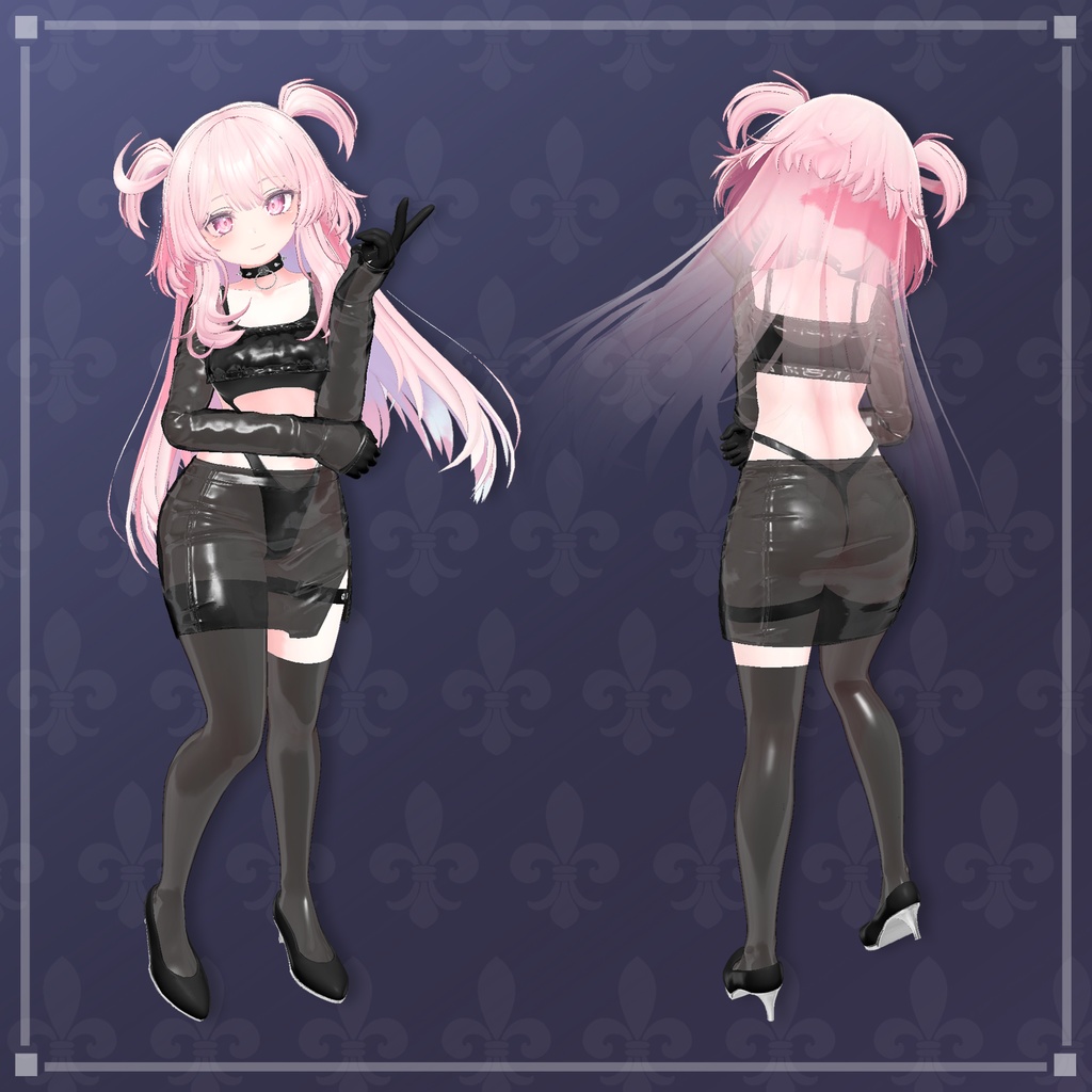 【セレスティア用 Selestia】HighLeg Suit Set ハイレッグスーツ(VRC)