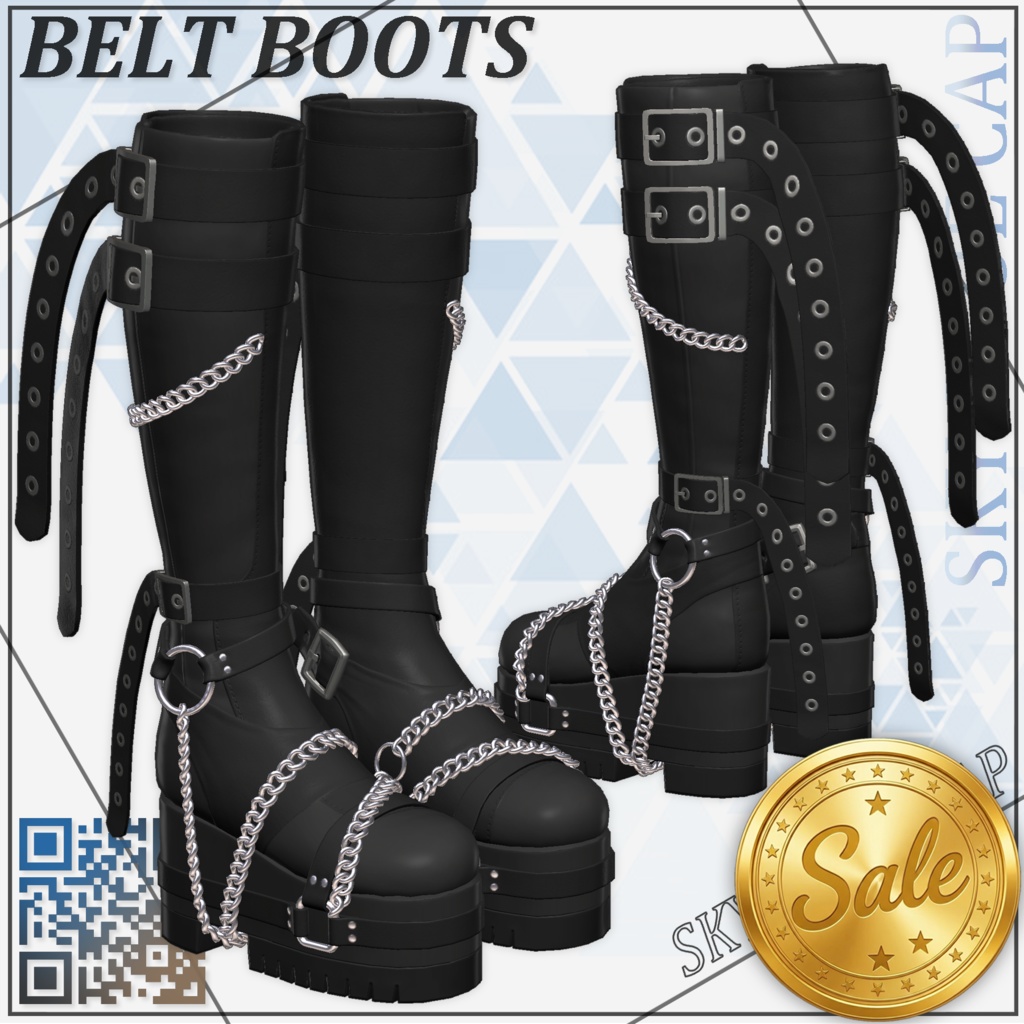 ✨GW 30%OFF✨【16アバター対応】Belt Boots ベルトブーツ 