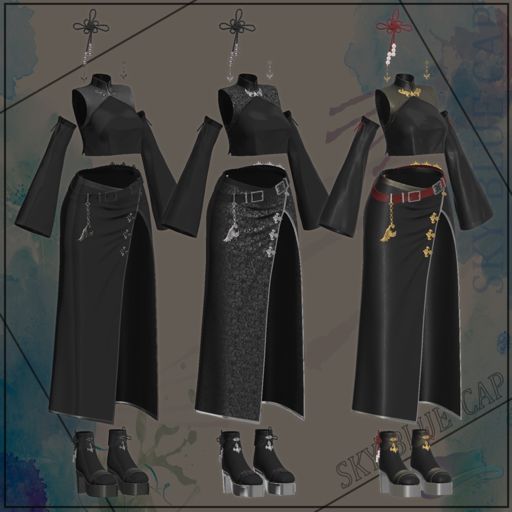 【Sinano/Airi/Rurune】Casual Qipao