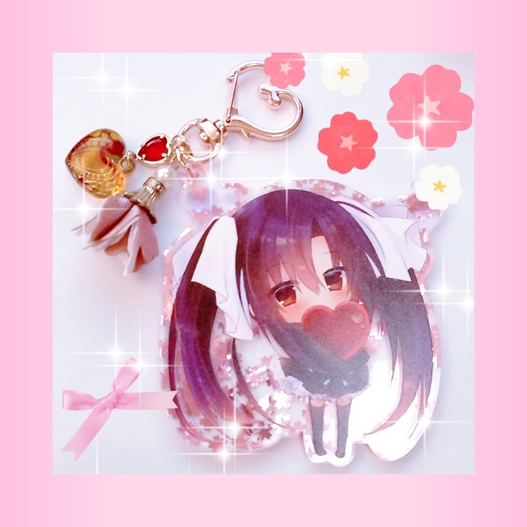 【C104先行】優美桜キラキラアクキー