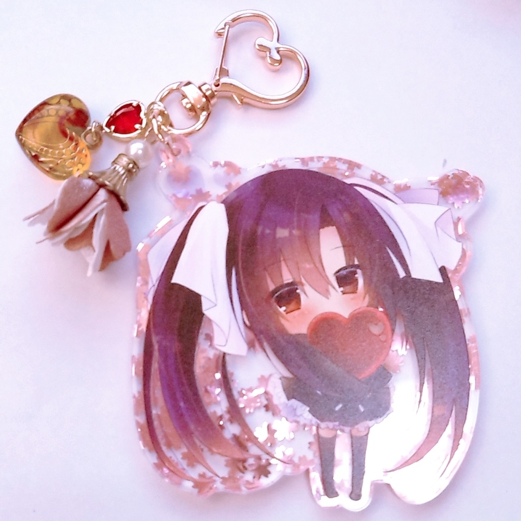 【C104先行】優美桜キラキラアクキー