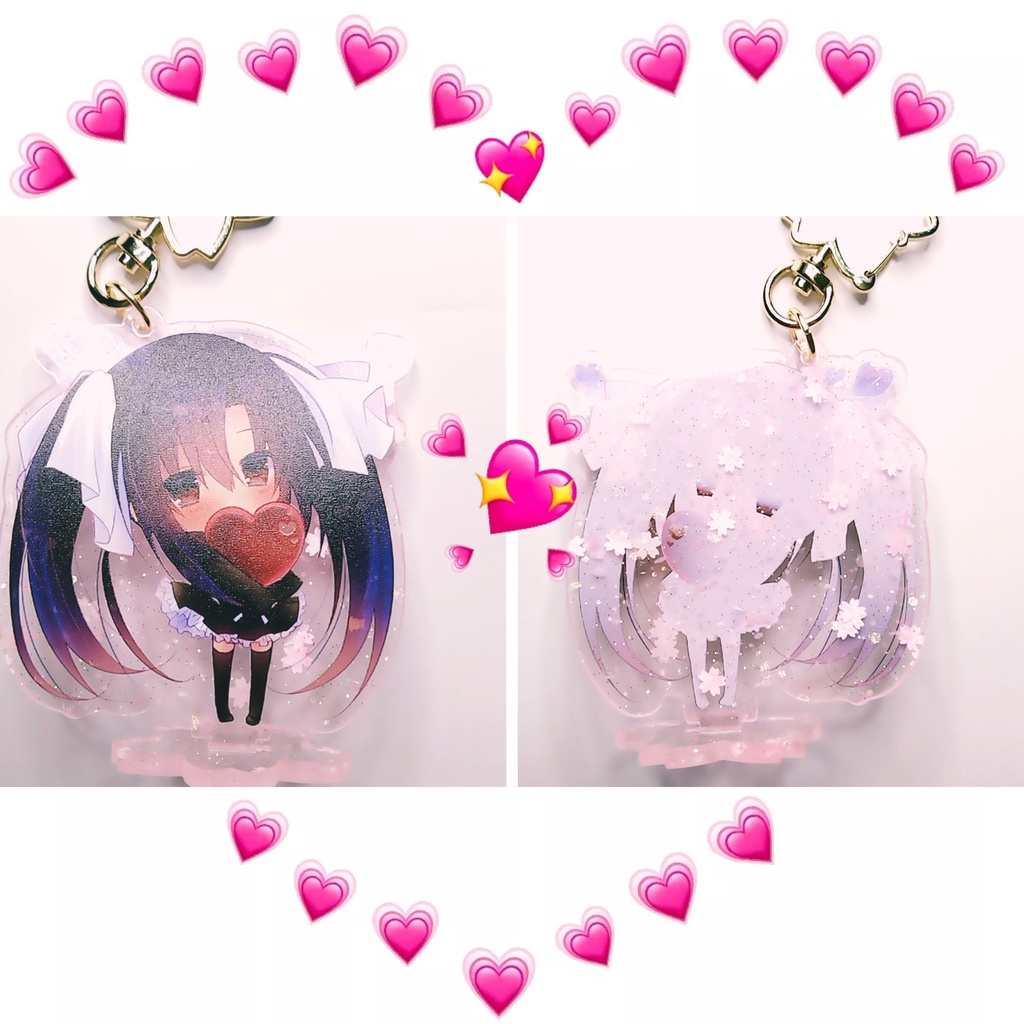 【C104】サクラノ刻アクリルスタンドキーホルダー