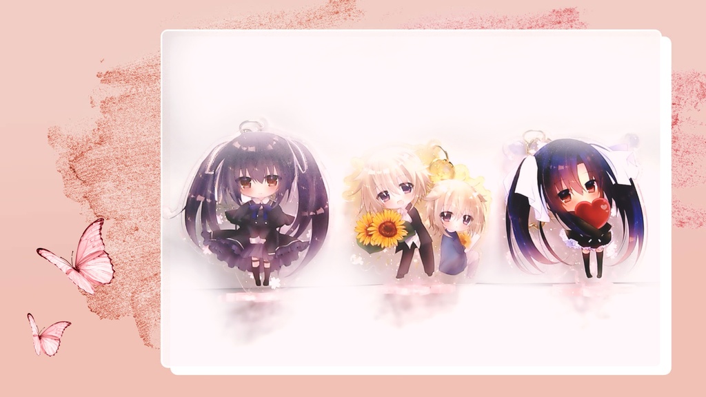 【C104】サクラノ刻アクリルスタンドキーホルダー