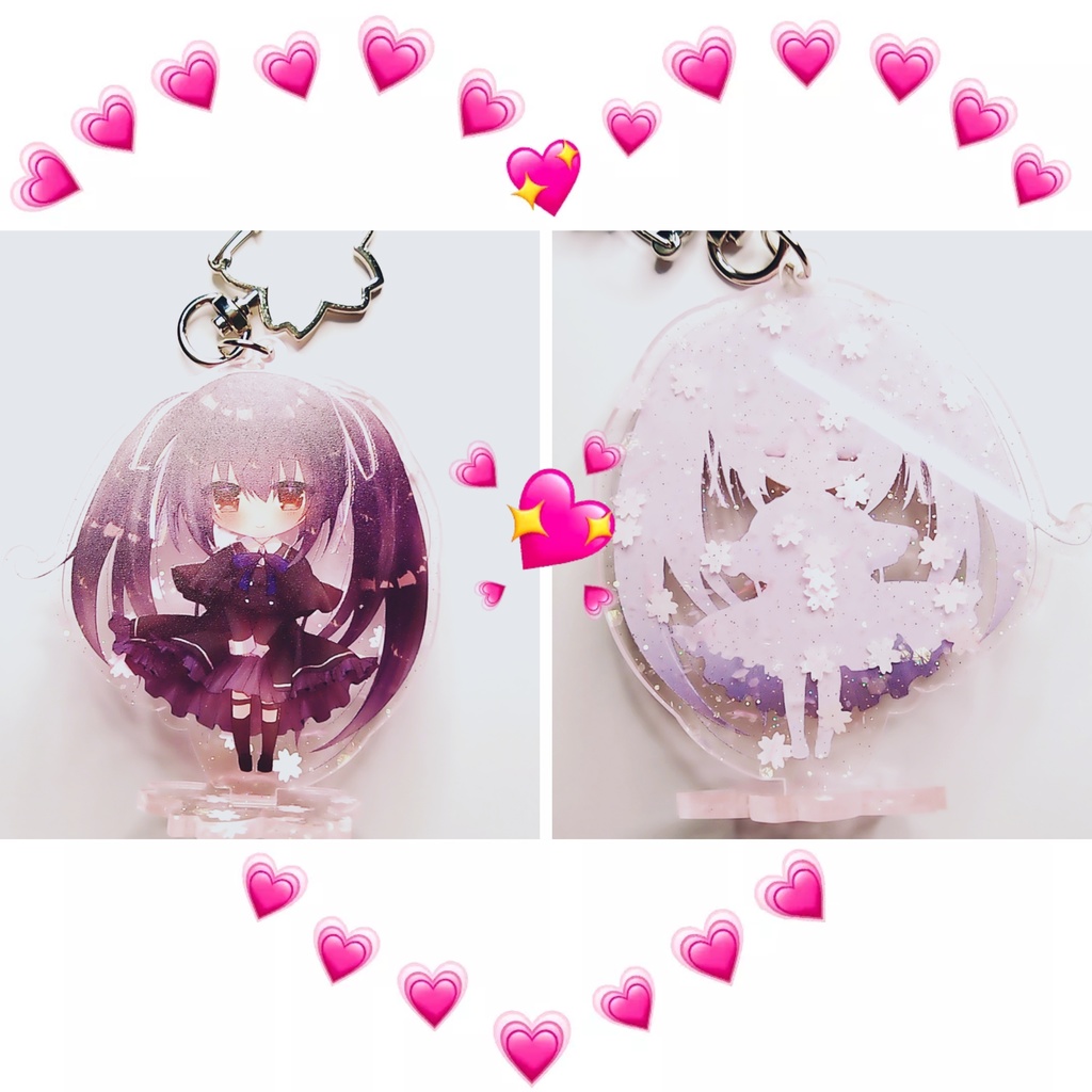 【C104】サクラノ刻アクリルスタンドキーホルダー