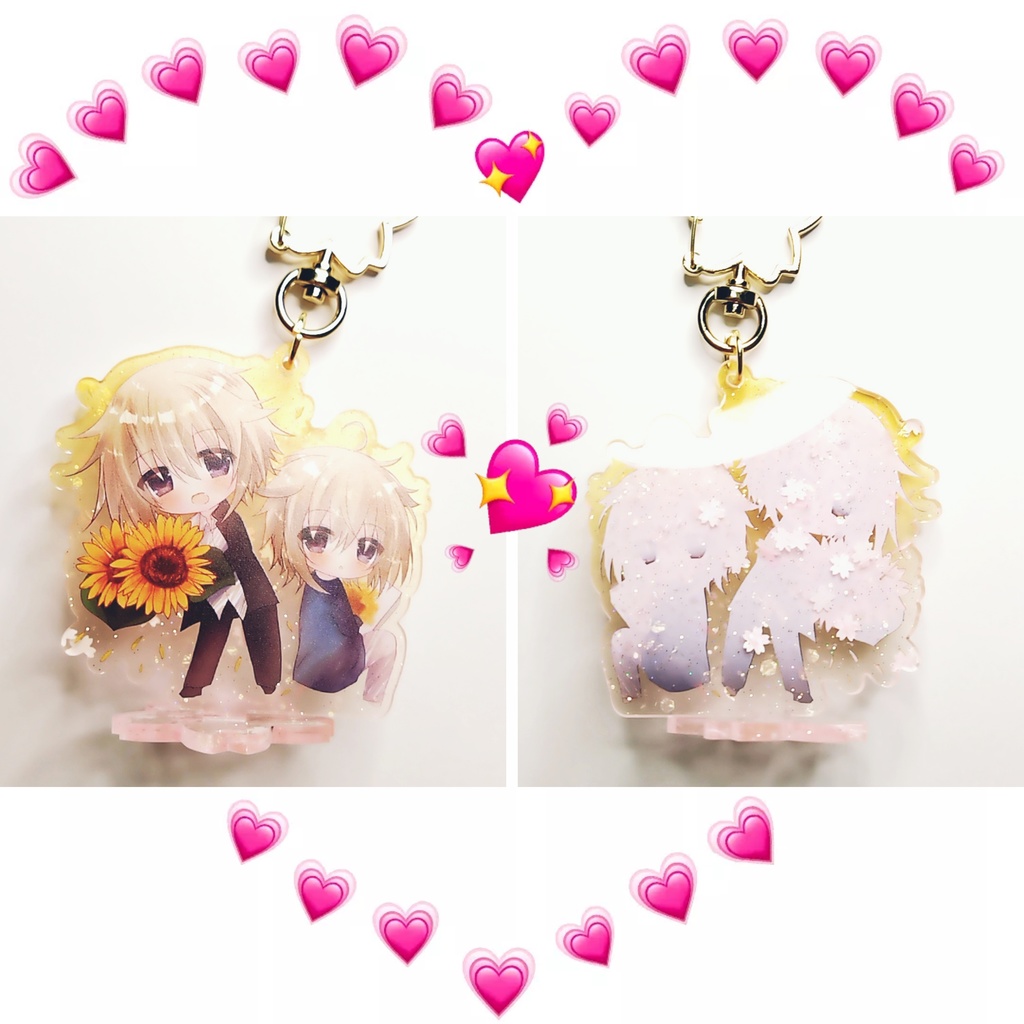 【C104】サクラノ刻アクリルスタンドキーホルダー