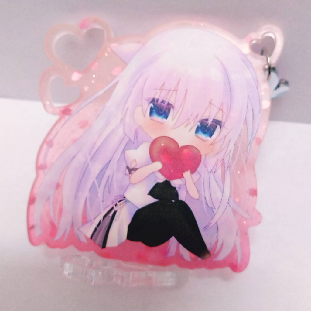チャーム付き特殊アクリルアクスタ
