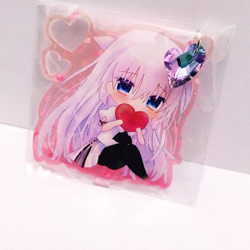 チャーム付き特殊アクリルアクスタ