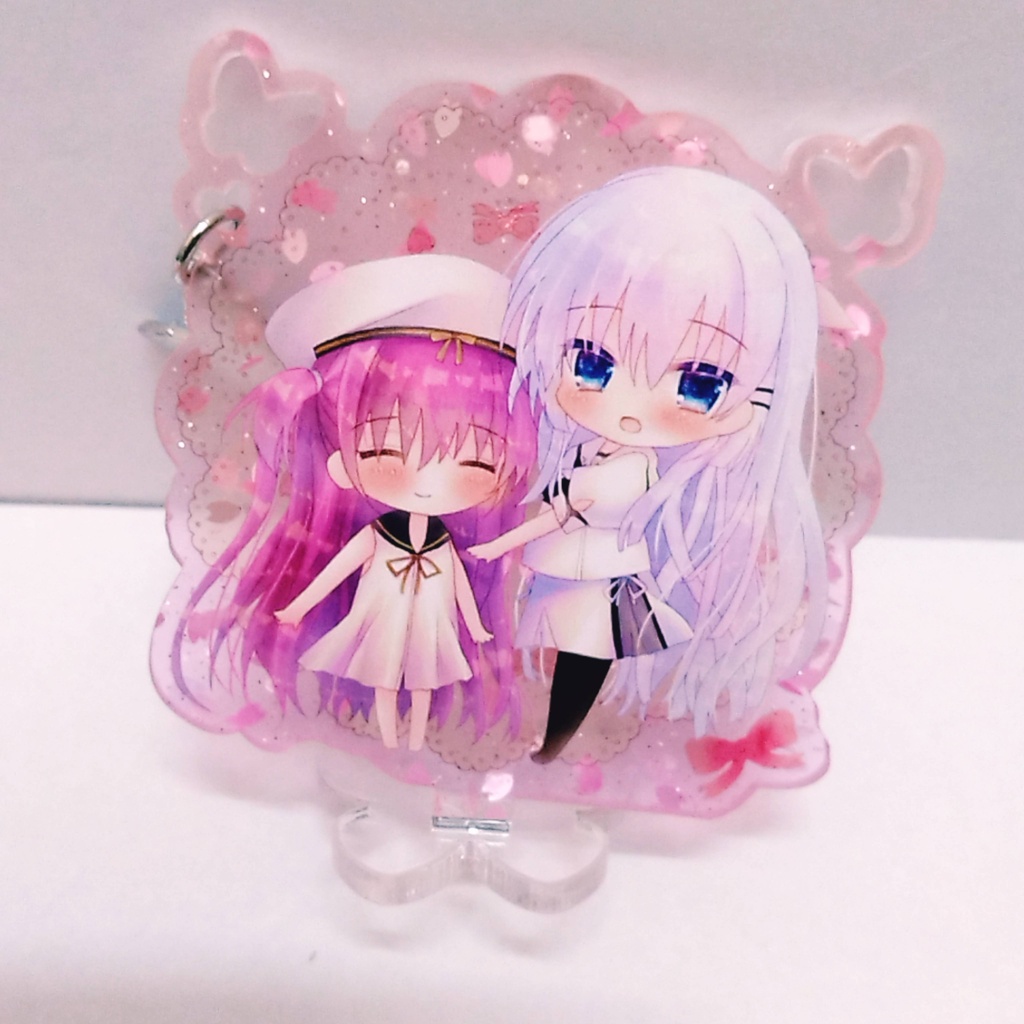 チャーム付き特殊アクリルアクスタ