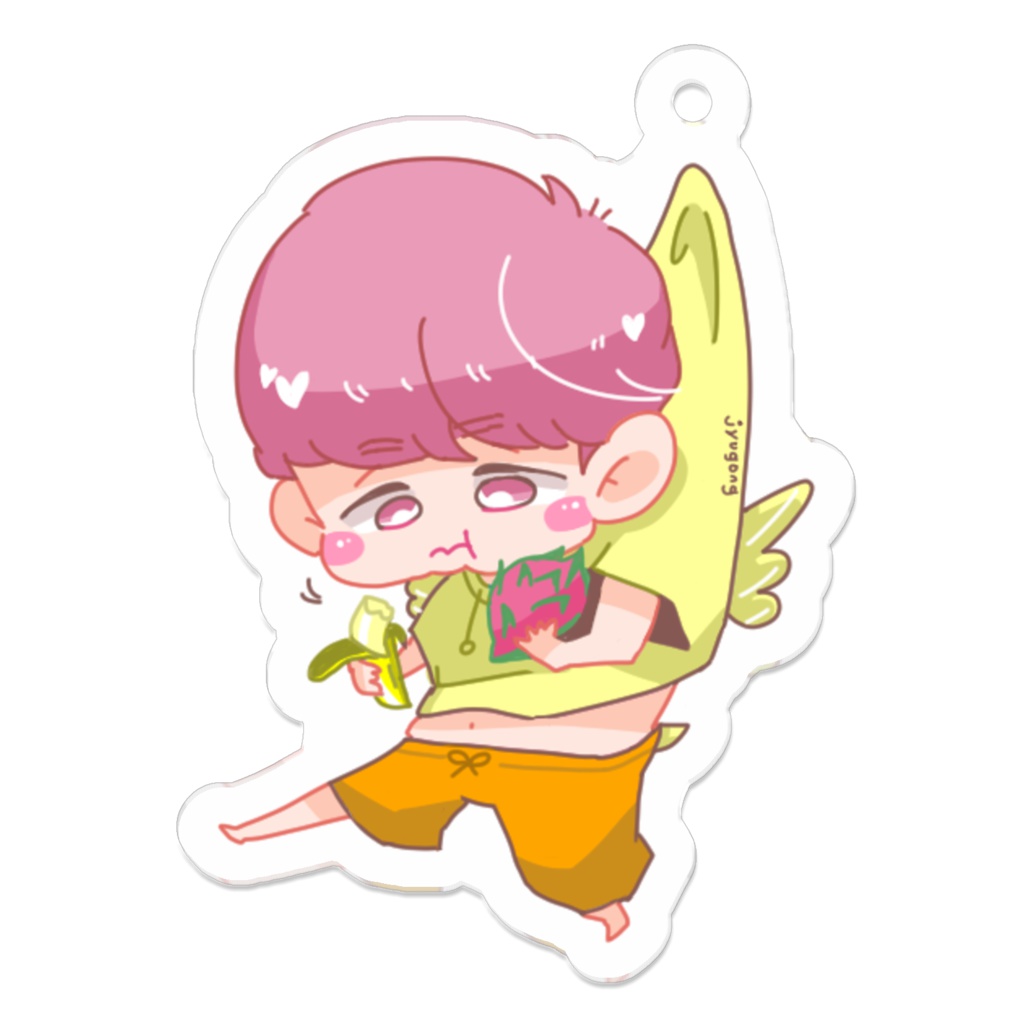 びわねぽ-ヒヨコ アクリルキーホルダー