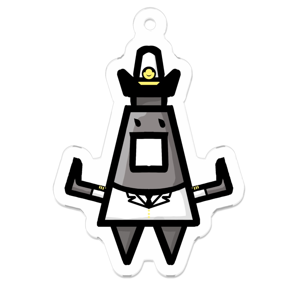 ふふみちゃん(夏制服ver.)アクリルキーホルダー(コーティング)