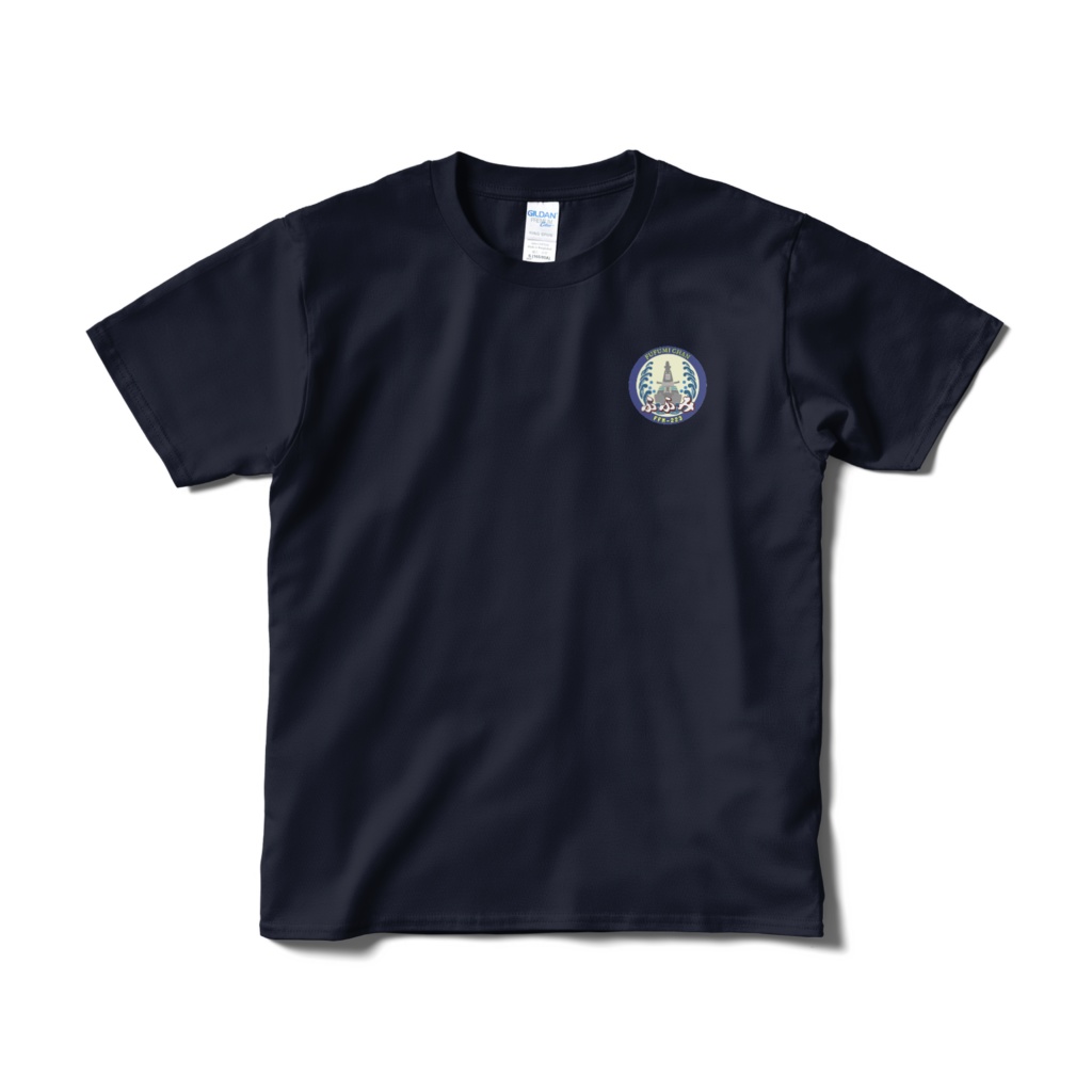 ふふみ発射バックプリントTシャツ(前面ロゴあり)