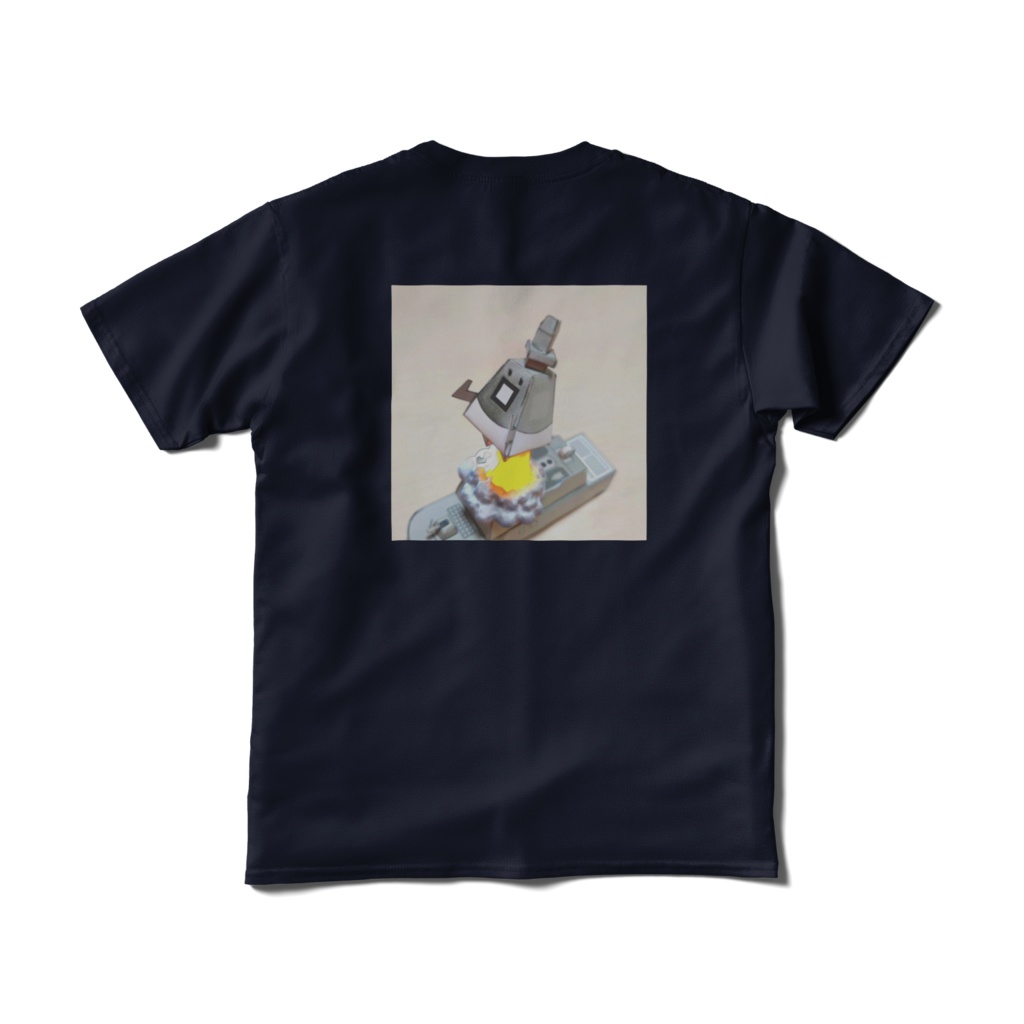 ふふみ発射バックプリントTシャツ(前面ロゴあり)