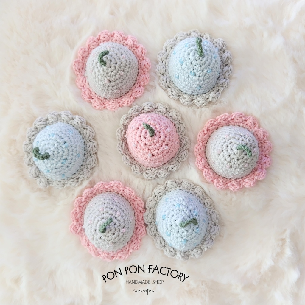 No.0002 ミニフレ用お帽子 × パステル果実