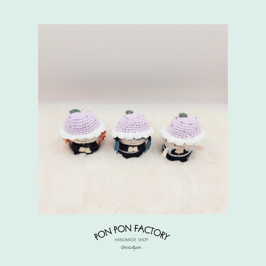 No.0007 ミニフレ用お帽子×パステル果実