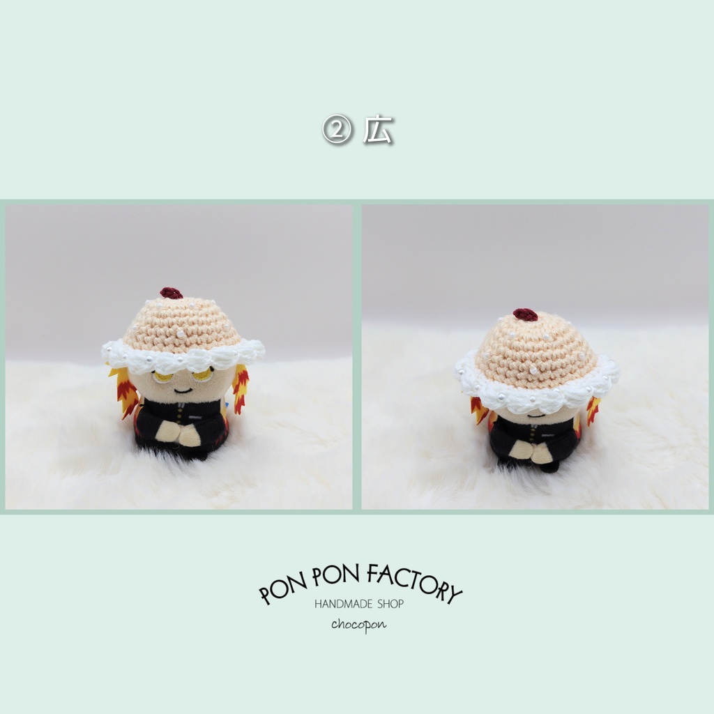 No.0011 ミニフレ用お帽子×パステル果実