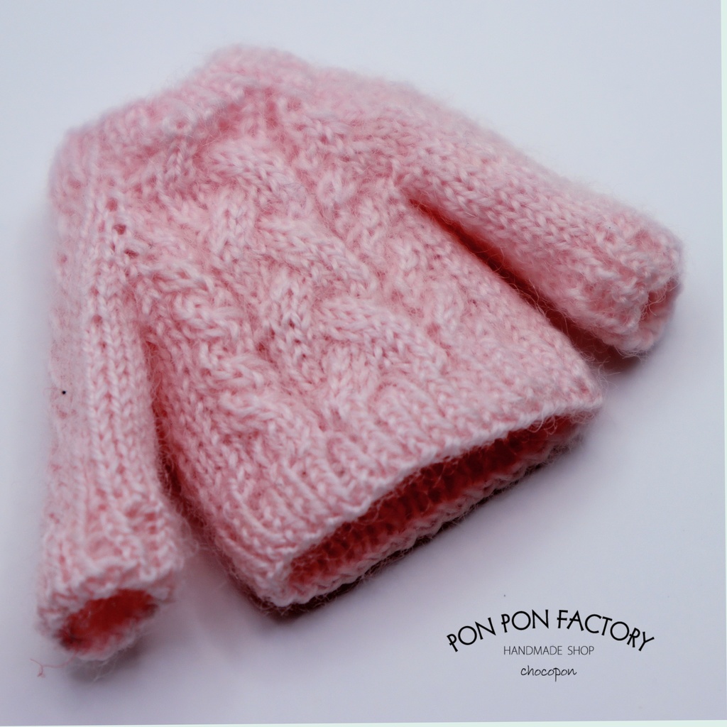 No.0014 オビツ11&ねんどろいど用セーター(アラン模様)