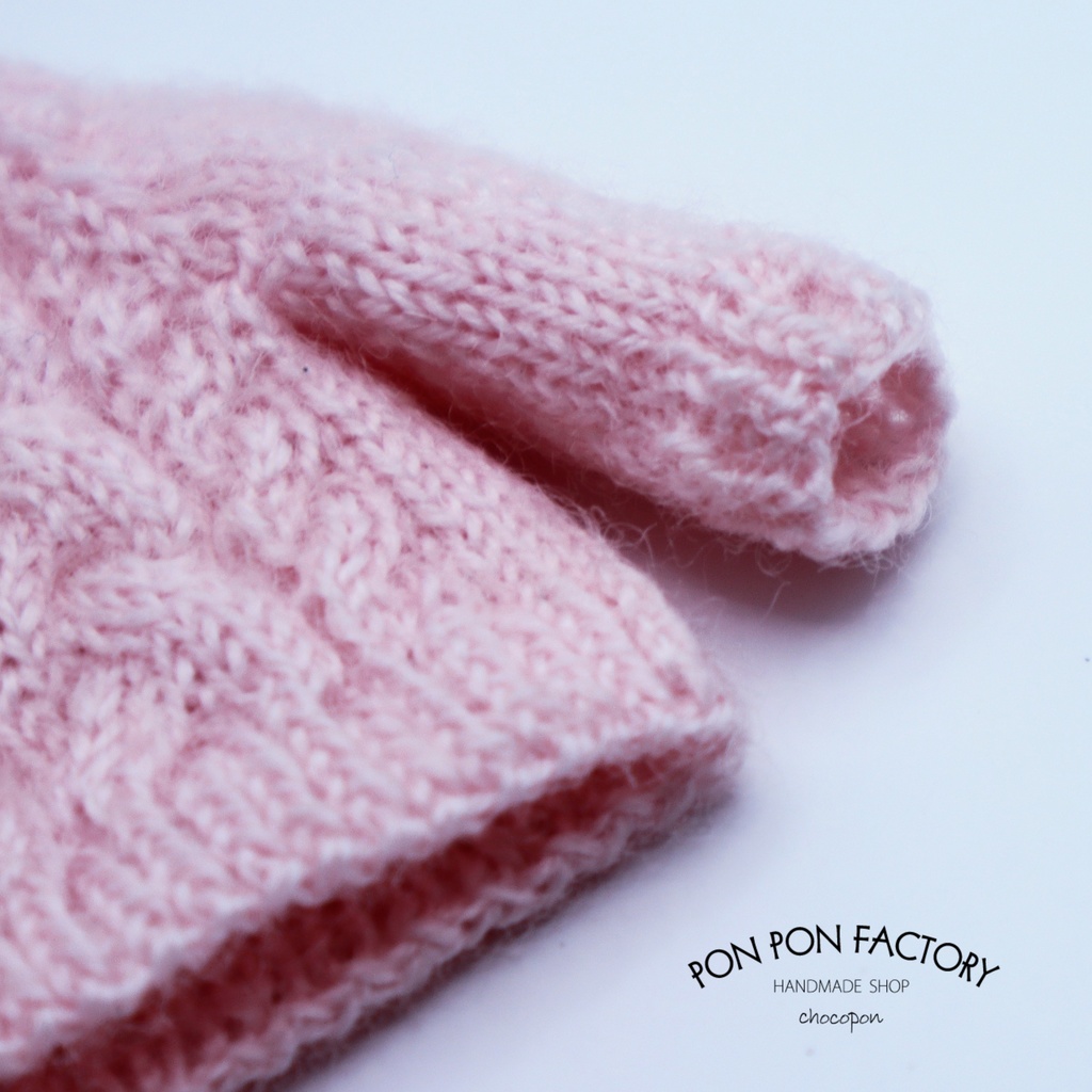 No.0014 オビツ11&ねんどろいど用セーター(アラン模様)